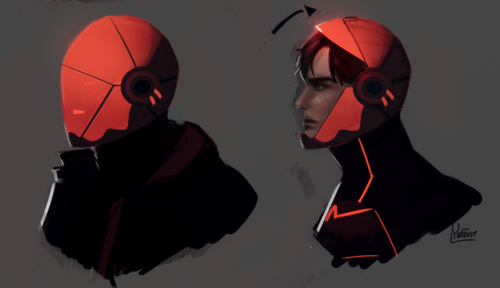 lady-yen-bug - CyberPunk Red Hood concepts I’v been working on...