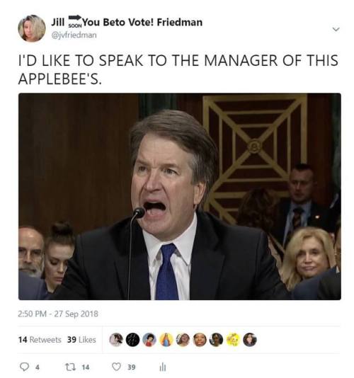 dontbearuiner - I had some fun at Brett Kavanaugh’s expense today.