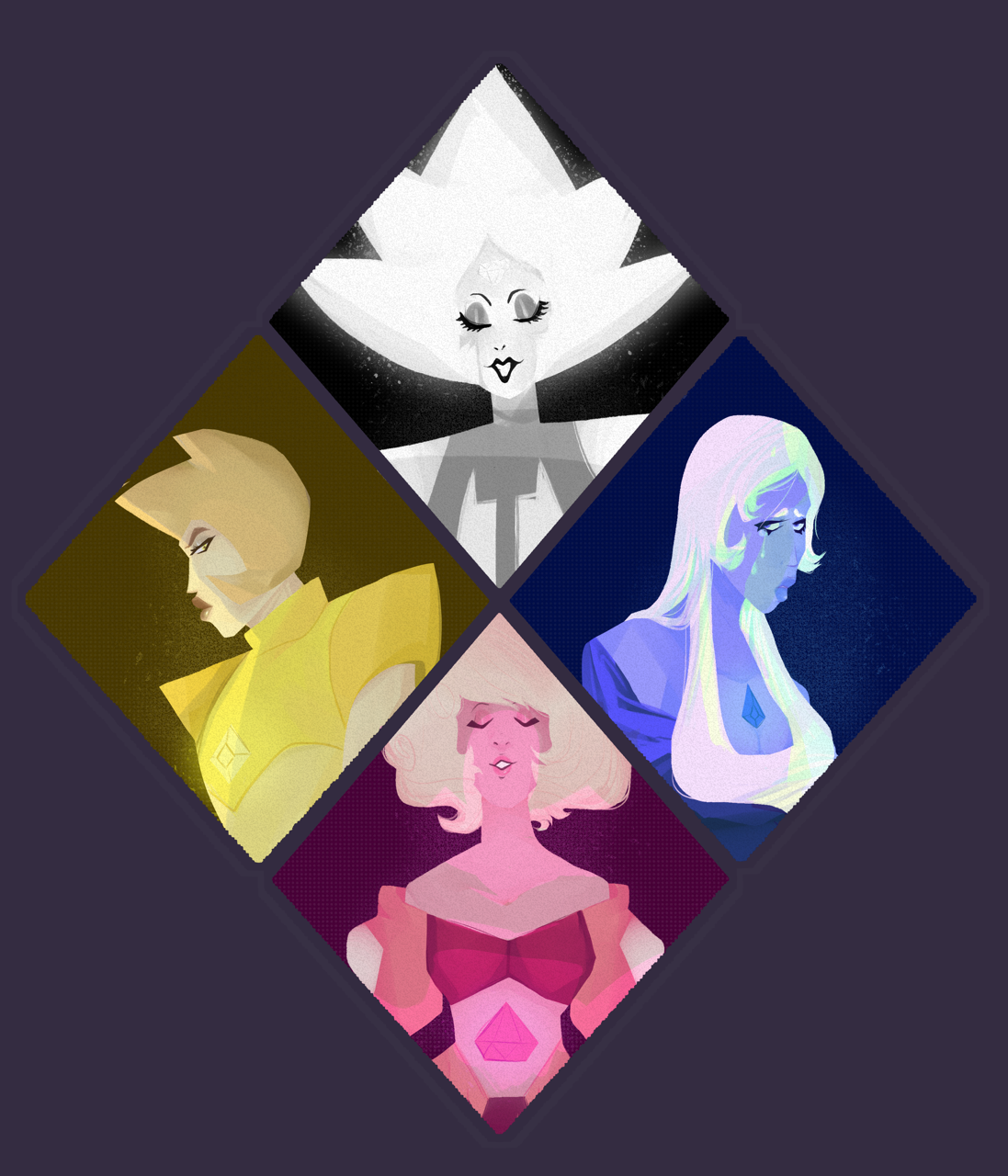 THE DIAMOND AUTHORITY… since all the diamonds’ designs were finally released I felt like redrawing a piece from last year! im super happy with how it came out…. my phone crashed a couple times towards...