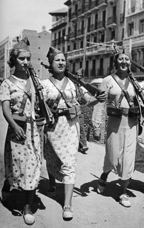 setbabiesonfire - Women of the Spanish Resistance, 1931, Spanish...