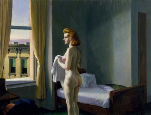 nobrashfestivity - Edward Hopper, Morning in the City, 1944 more