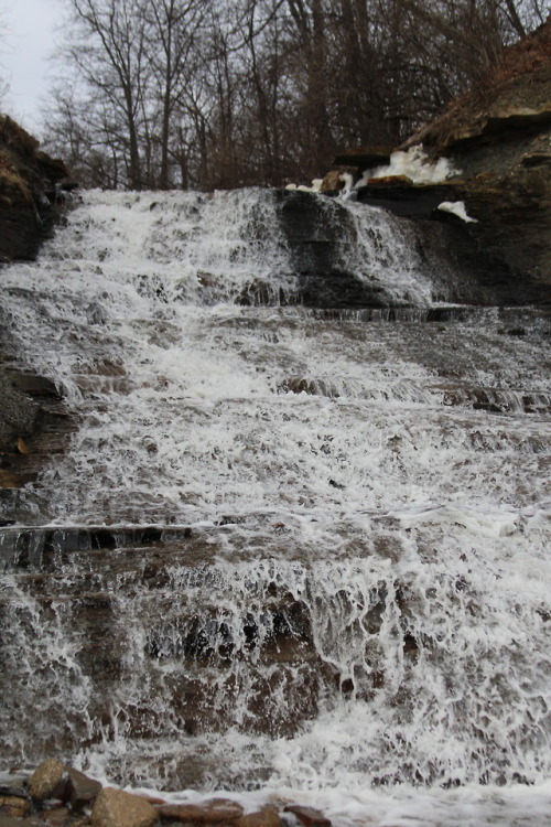 Waterfall in Bay Village , Ohio.