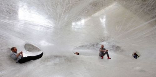 itscolossal - Museum Visitors Invited to Crawl and Slide Inside...