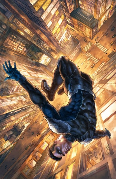 bear1na:Nightwing #68 variant cover by Alan Quah *Alan...