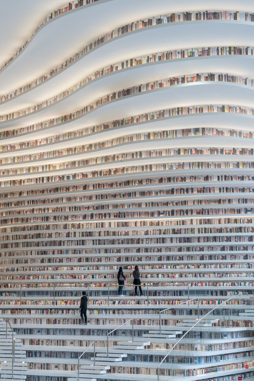 bibliotheca-sanctus:Tianjin Binhai Library in Tianjin,...
