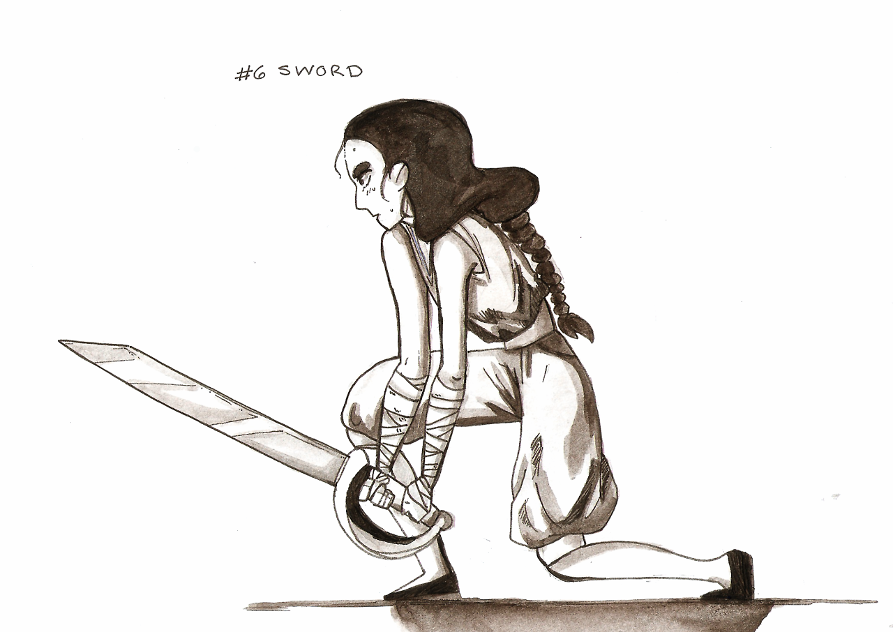 Day 6: Sword Decided to draw Connie while training. ^0^