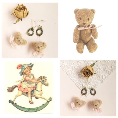yuki-teddy: teddy bear jewelry Please do not remove the...