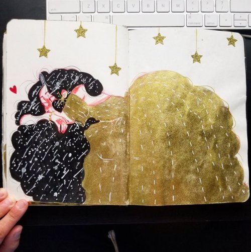 skyneverthelimit - I dedicated one sketchbook for all my...