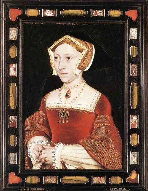 artist-holbein - Portrait of Jane Seymour, Hans Holbein the...