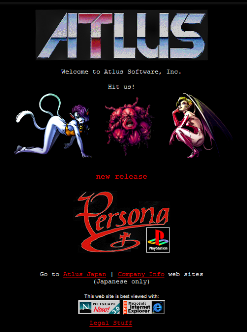 str0beflashlite - The oldest known archive of Atlus USA’s web...