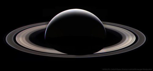 spinningblueball:Cassini’s Last Ring Portrait at Saturn