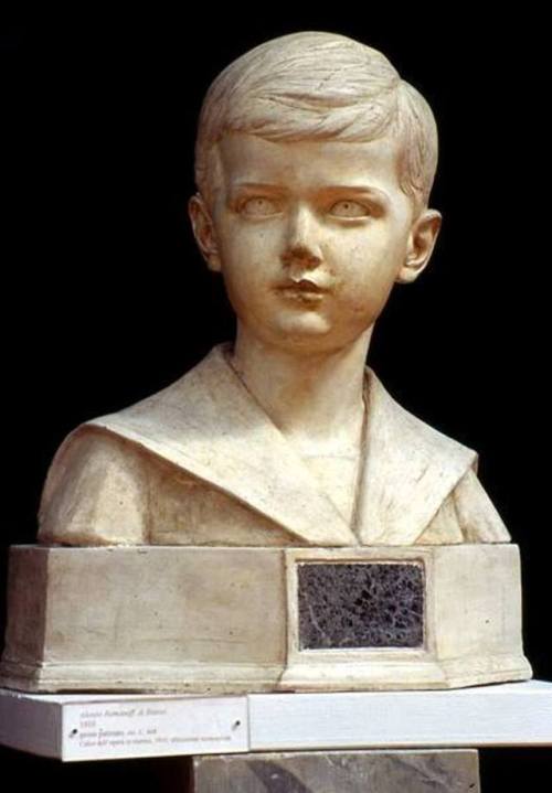 tiny-librarian - A bust of Alexei by the Italian sculptor Pietro...