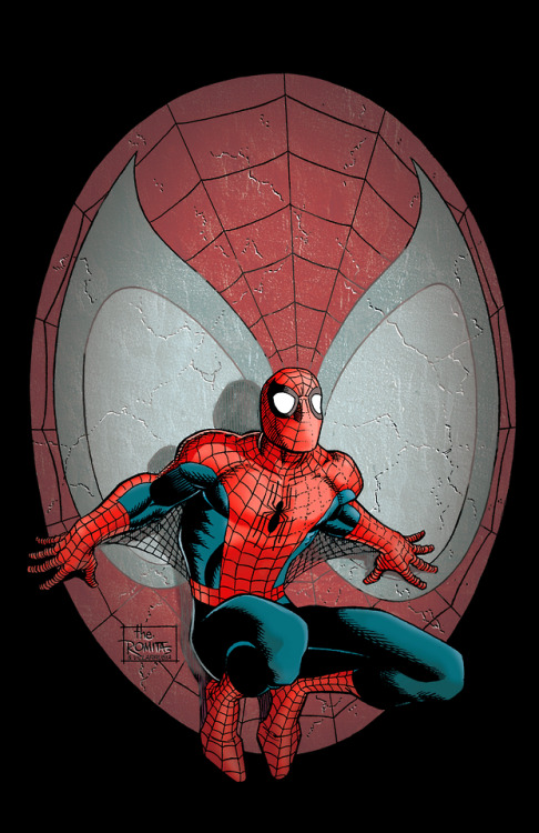 marvelmasterworks:Spider-man art by “the Romita’s (jr and sr.)...