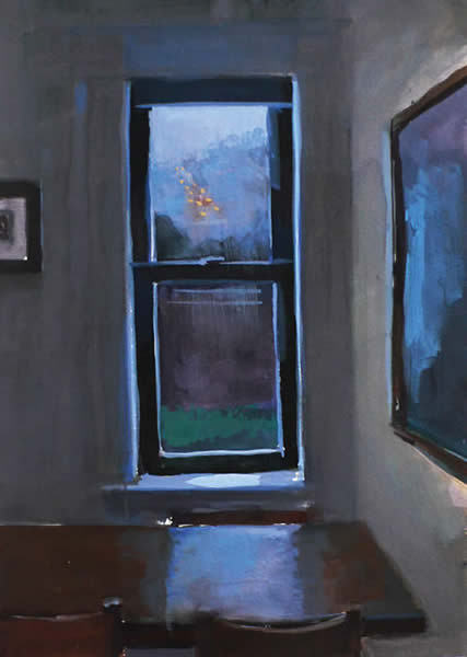 windows-in-art - Kitchen Window #11, Rainy Dusk, 2009.Gage...