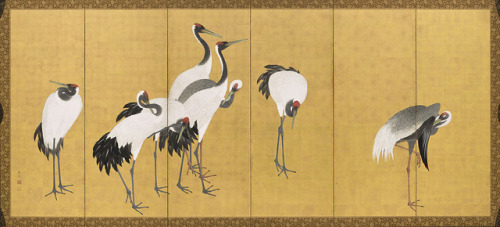 heartbeat-of-leafy-limbs - MARUYAMA OKYO Cranes [1772]