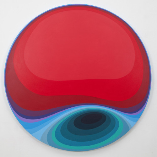jareckiworld:Jan Kaláb  -  Red Is Over   (acrylic on canvas,...