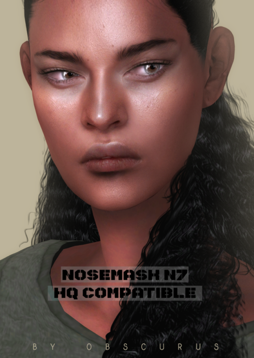 obscurus-sims - NOSEMASK N7 31 colors,  all ages, males and...