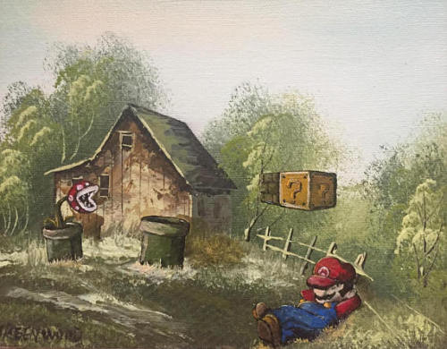 whostolemymonkey - boxerwagon - retrogamingblog - Mario Paintings...