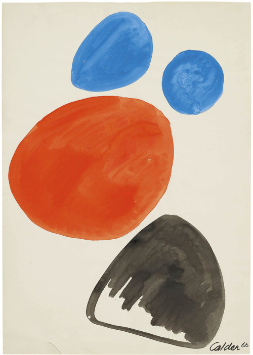 equatorjournal - Alexander Calder, Rock and Three Orbs, 1966