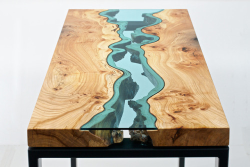 supersonicart - Greg Klassen’s River Tables.Woodworker Greg...