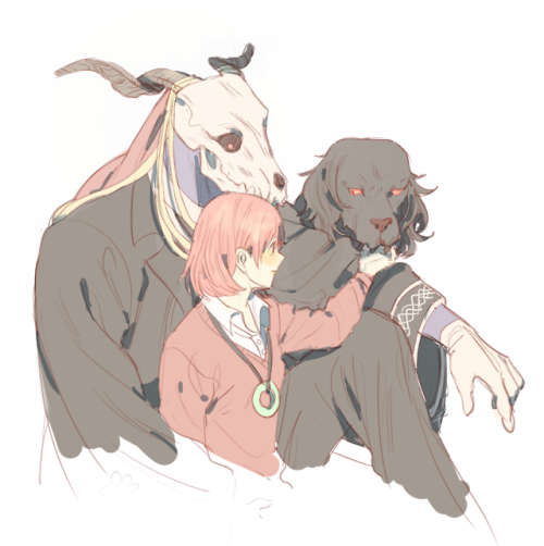 frothystars:i watched the ancient magus bride (currently reading...