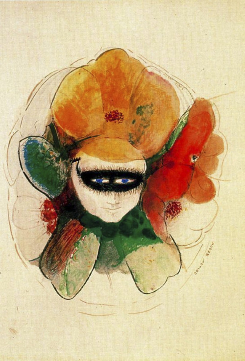 Odilon Redon - The Masked Anemone, N.d.