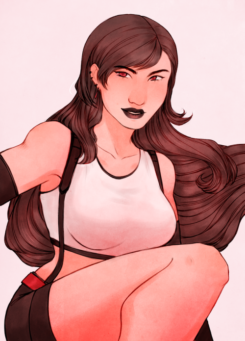 benveydraws - can’t wait to see tifa kicking sephiroth’s ass in...
