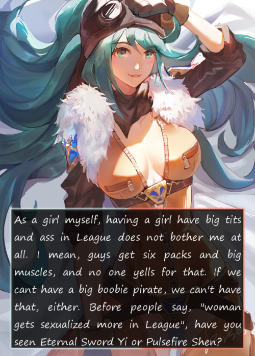 leagueoflegends-confessions - As a girl myself, having a girl...