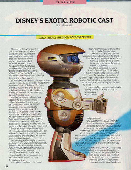 the-disney-elite - ‘Disney’s Exotic, Robotic Cast’ by Tom...