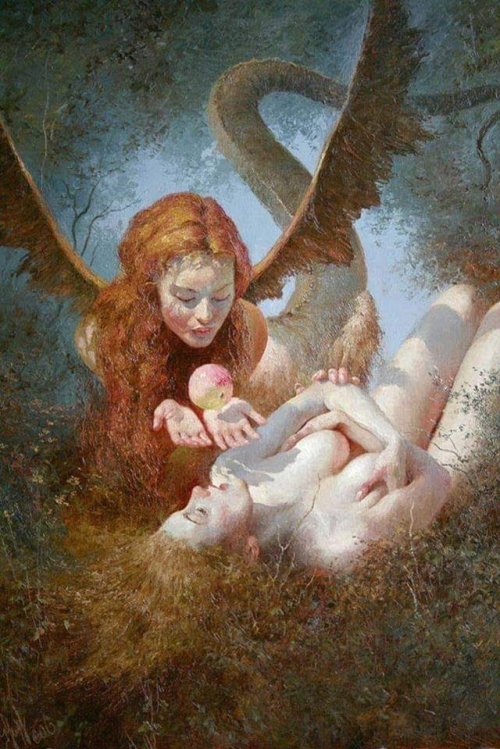 sapphetti - Lilith and Eve by Yuri Klapoukh (1963-)