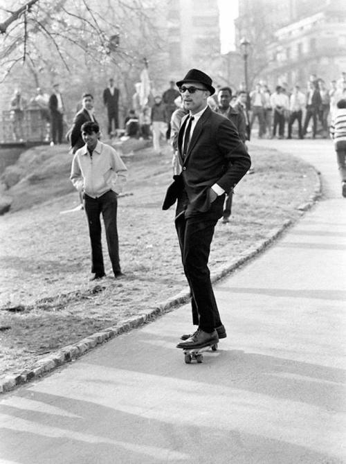 maudelynn - Skateboarding Suit-In Central Park, NYC, 1965 by Bill...