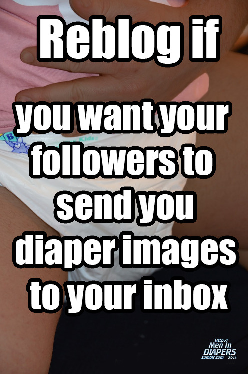 menindiapers:Reblog if you want your followers to send you...