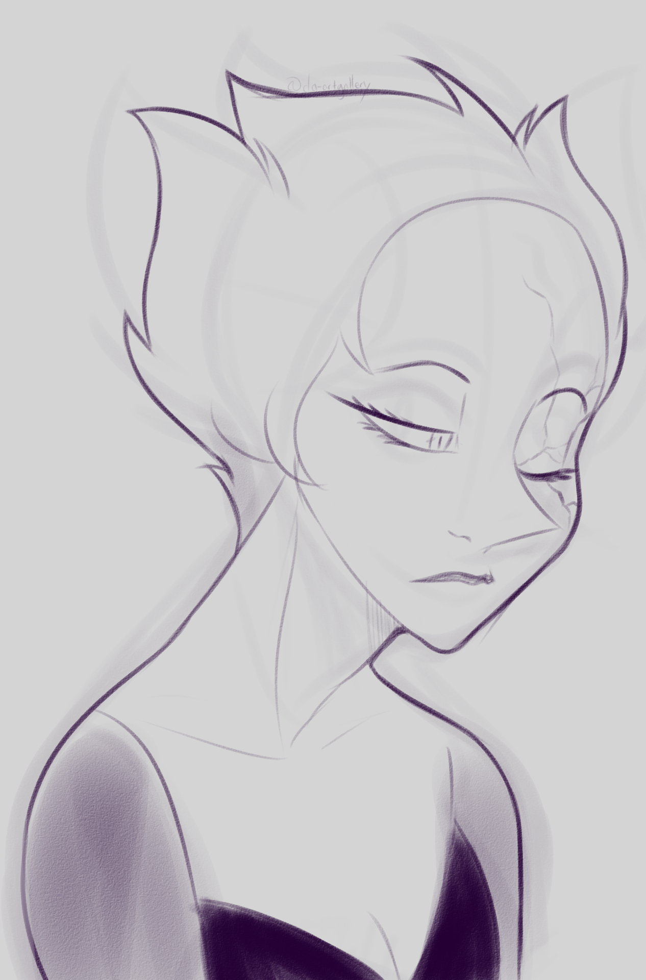 What if White Diamond’s pearl undid her hair?