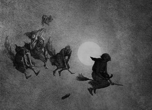 chaosophia218 - William Holbrook Beard - The Witches’ Ride,...