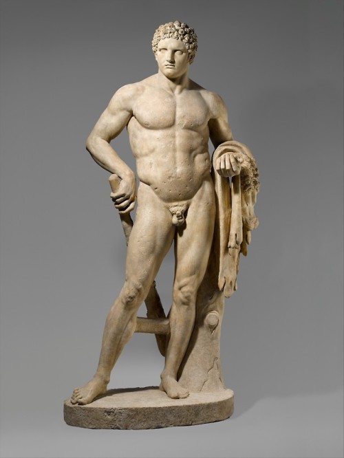 lionofchaeronea - Roman marble statue of the youthful Hercules. ...