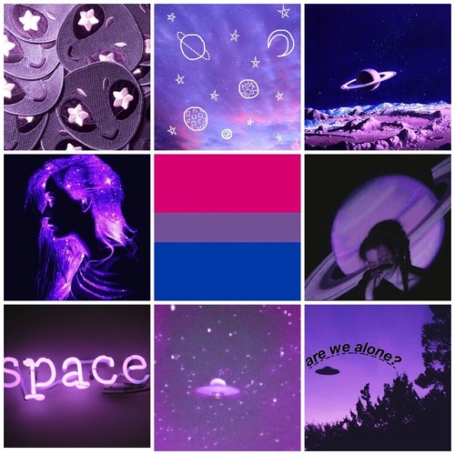 friendly-neighborhood-acethetics - Bisexual Purple and Space for...