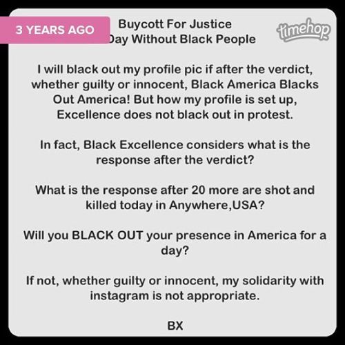 #BlackExcellence | “Buycott for Justice - A Day Without...