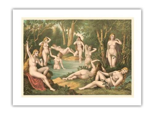 lilit69 - Nude Female Bathers - Vintage Erotica c.1886