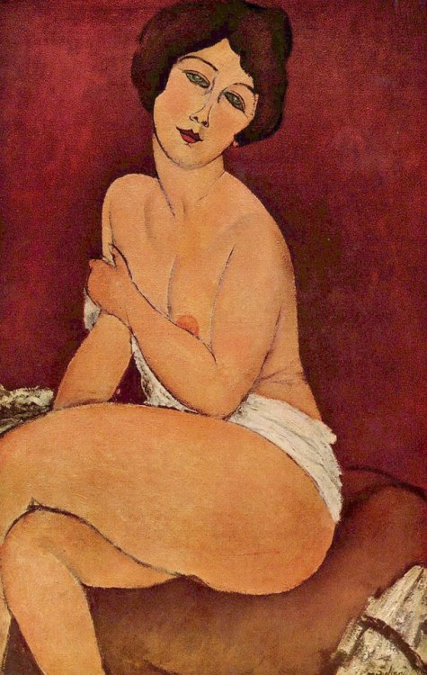 arterialtrees - Amedeo Modigliani, Nude Sitting on a Divan (The...