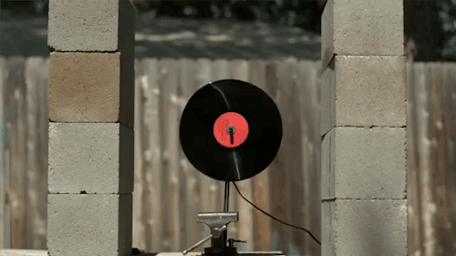 ayellowbirds - laughingsquid - Spinning a Vinyl Record So Fast...