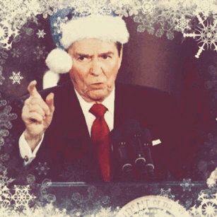 ‪Navidad’87 🎄 Hoy es Ronald Reagan (76) , presidente de los Estados Unidos de América 🇺🇸, quien te felicita las Navidades #l281287 ‬