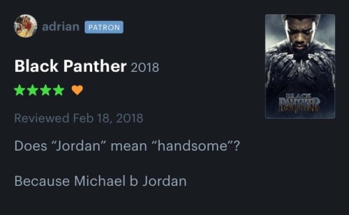 chrisandfem - some of my favorite reviews of Black Panther (so...