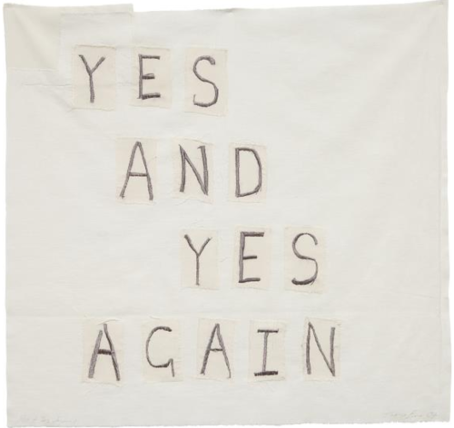 arterialtrees - TRACEY EMINYes + Yes Again2007embroidered...