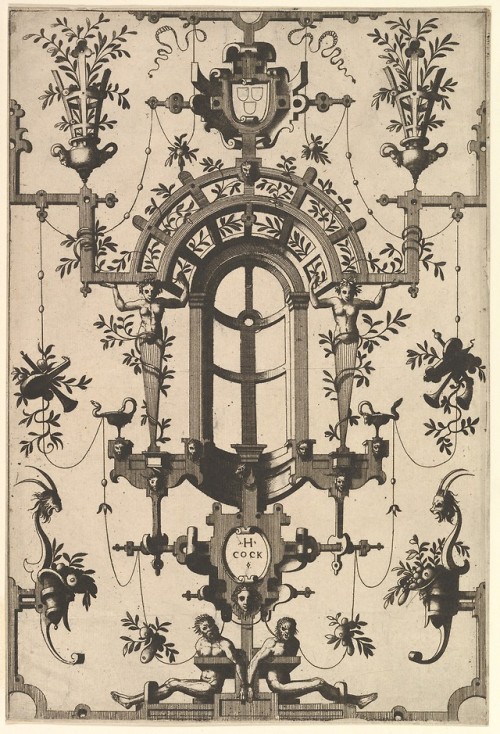met-drawings-prints - Modern Grotesque with Strapwork by...