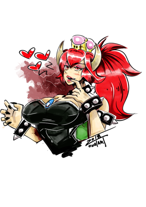 there will be a swap coming, here’s more of bowsette.