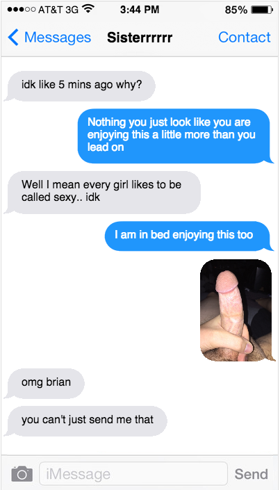 incestisnicestblog - Sister texting part 1