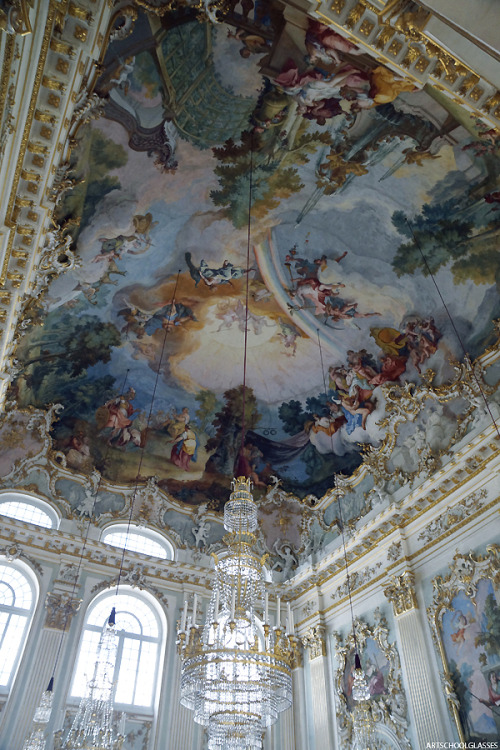 artschoolglasses - The Great Hall, ceiling by Johann Baptist...