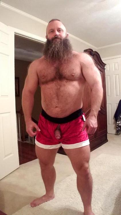 beardedmusclemaster - Santa Bear wishes all of you a Very Hairy...
