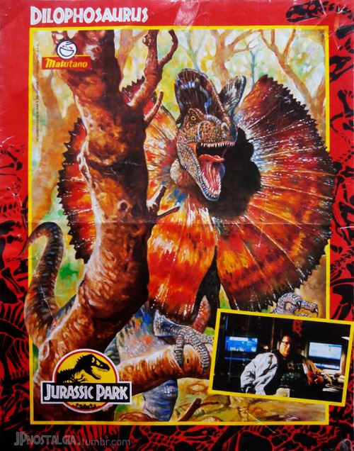 jpnostalgia - Jurassic Park posters 90s...