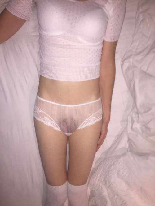 wifecuckshubby - a properly feminized husband -  lace panties...